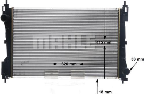 MAHLE CR 1794 000S - Radiator, engine cooling www.parts5.com