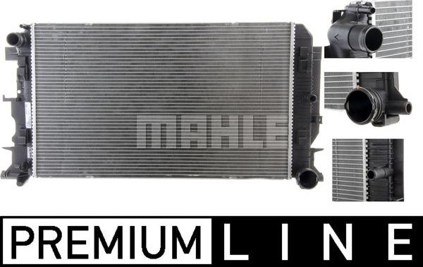 MAHLE CR 1719 000P - Hladilnik, hlajenje motorja www.parts5.com