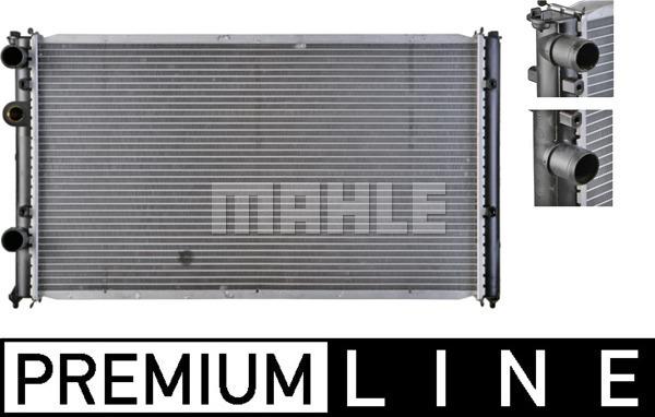 MAHLE CR 394 000P - Radiador, refrigeración del motor www.parts5.com