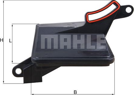 MAHLE HX 188 - Filtr hydrauliczny, automatyczna skrzynia biegów www.parts5.com