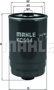 MAHLE KC 504 - Filtru combustibil www.parts5.com