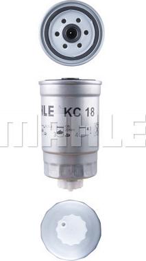 MAHLE KC 18 - Fuel filter www.parts5.com