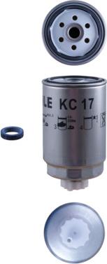 MAHLE KC 17D - Fuel filter www.parts5.com