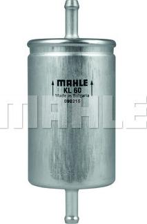 MAHLE KL 60 - Polttoainesuodatin www.parts5.com