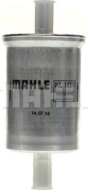 MAHLE KL 165 - Kraftstofffilter www.parts5.com