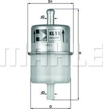 MAHLE KL11 - Yakıt filtresi www.parts5.com