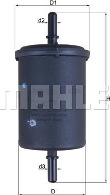 MAHLE KL 248 - Polttoainesuodatin www.parts5.com