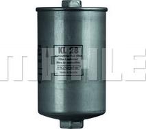 MAHLE KL 28 - Polttoainesuodatin www.parts5.com