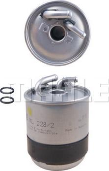 MAHLE KL 228/2D - Kütusefilter www.parts5.com