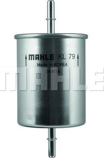 MAHLE KL 79 - Üzemanyagszűrő www.parts5.com