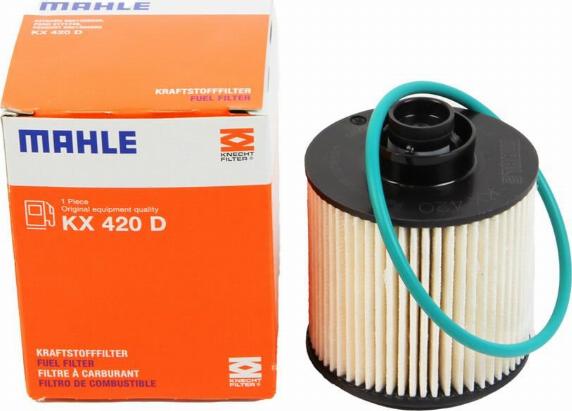 MAHLE KX 420D - Fuel filter www.parts5.com