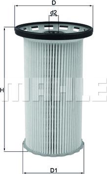 MAHLE KX 386 - Fuel filter www.parts5.com