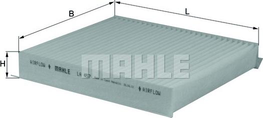 MAHLE LA 457 - Filter,salongiõhk www.parts5.com