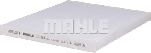 MAHLE LA 464 - Фильтр воздуха в салоне www.parts5.com