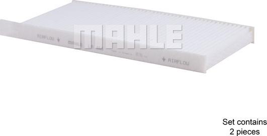 MAHLE LA 468/S - Filtr, vzduch v interiéru www.parts5.com