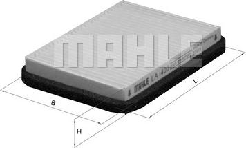 MAHLE LA 400 - Filter, interior air www.parts5.com