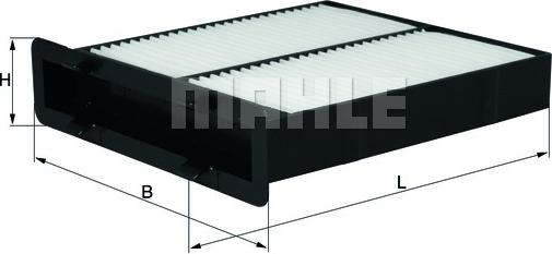 MAHLE LA 682 - Filtru, aer habitaclu www.parts5.com