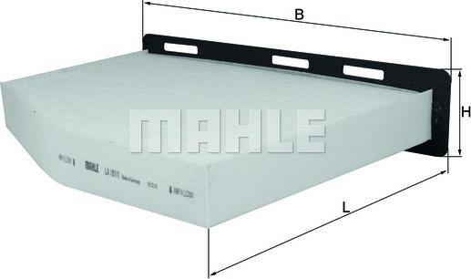 MAHLE LA 181/1 - Filtro, aire habitáculo www.parts5.com