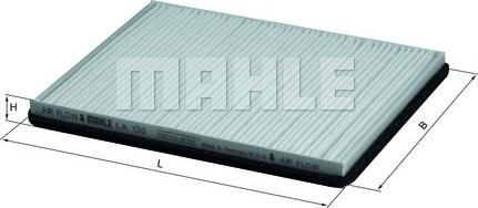 MAHLE LA 130 - Filter, interior air www.parts5.com