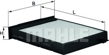 MAHLE LA 175 - Filter vnútorného priestoru www.parts5.com