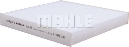 MAHLE LA 82 - Filtru, aer habitaclu www.parts5.com