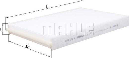 MAHLE LA 387 - Filtru, aer habitaclu www.parts5.com