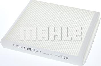 MAHLE LA 748 - Φίλτρο, αέρας εσωτερικού χώρου www.parts5.com