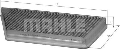 MAHLE LAK 57 - Filter, interior air www.parts5.com