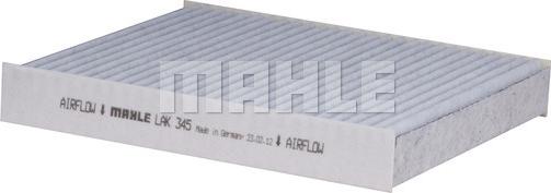 MAHLE LAK 345 - Filter, interior air www.parts5.com