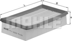 MAHLE LX 933/3 - Air Filter www.parts5.com