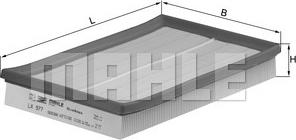 MAHLE LX 977D - Air Filter www.parts5.com