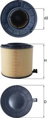 MAHLE LX 4406 - Air Filter www.parts5.com