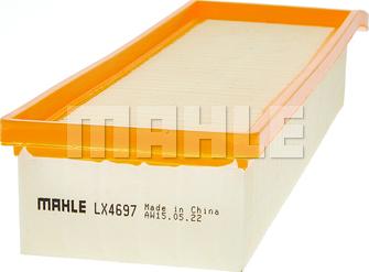 MAHLE LX 4697 - Filtro de aire www.parts5.com