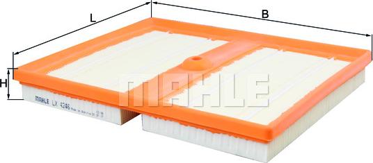 MAHLE LX 4246 - Air Filter www.parts5.com