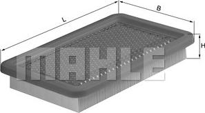 MAHLE LX 542 - Air Filter www.parts5.com