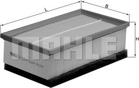 MAHLE LX 1497/1 - Air Filter www.parts5.com