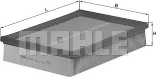 MAHLE LX 856 - Air Filter www.parts5.com