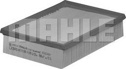 MAHLE LX 343 - Воздушный фильтр www.parts5.com