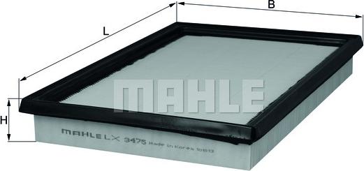 MAHLE LX 3475 - Air Filter www.parts5.com