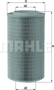 MAHLE LX 2059 - Air Filter www.parts5.com