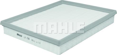 MAHLE LX 735 - Air Filter www.parts5.com