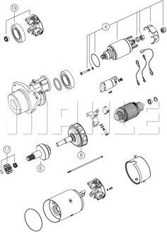 MAHLE MS 754 - Starter www.parts5.com