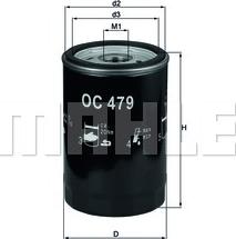 MAHLE OC 479 - Filter za ulje www.parts5.com