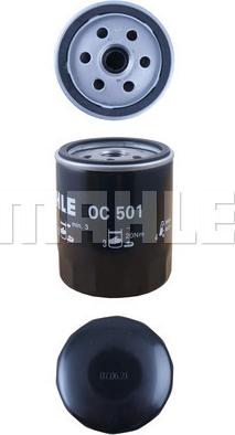 MAHLE OC 501 - Õlifilter www.parts5.com