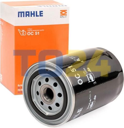 MAHLE OC 51 - Ölfilter www.parts5.com