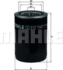 MAHLE OC 613 - Oil Filter www.parts5.com