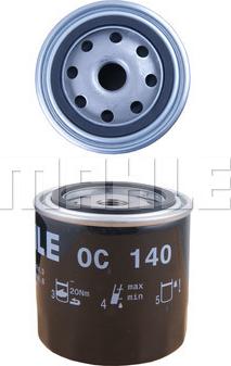 MAHLE OC 140 - Oil Filter www.parts5.com