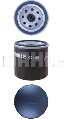 MAHLE OC 1051 - Õlifilter www.parts5.com