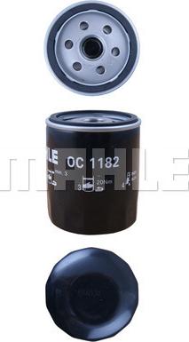 MAHLE OC 1182 - Ölfilter www.parts5.com