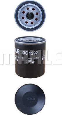 MAHLE OC 1292 - Oil Filter parts5.com